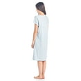 thumbnail image 3 of Casual Nights Women's Cotton Short Sleeve Sleep Dress Nightshirt, 3 of 4