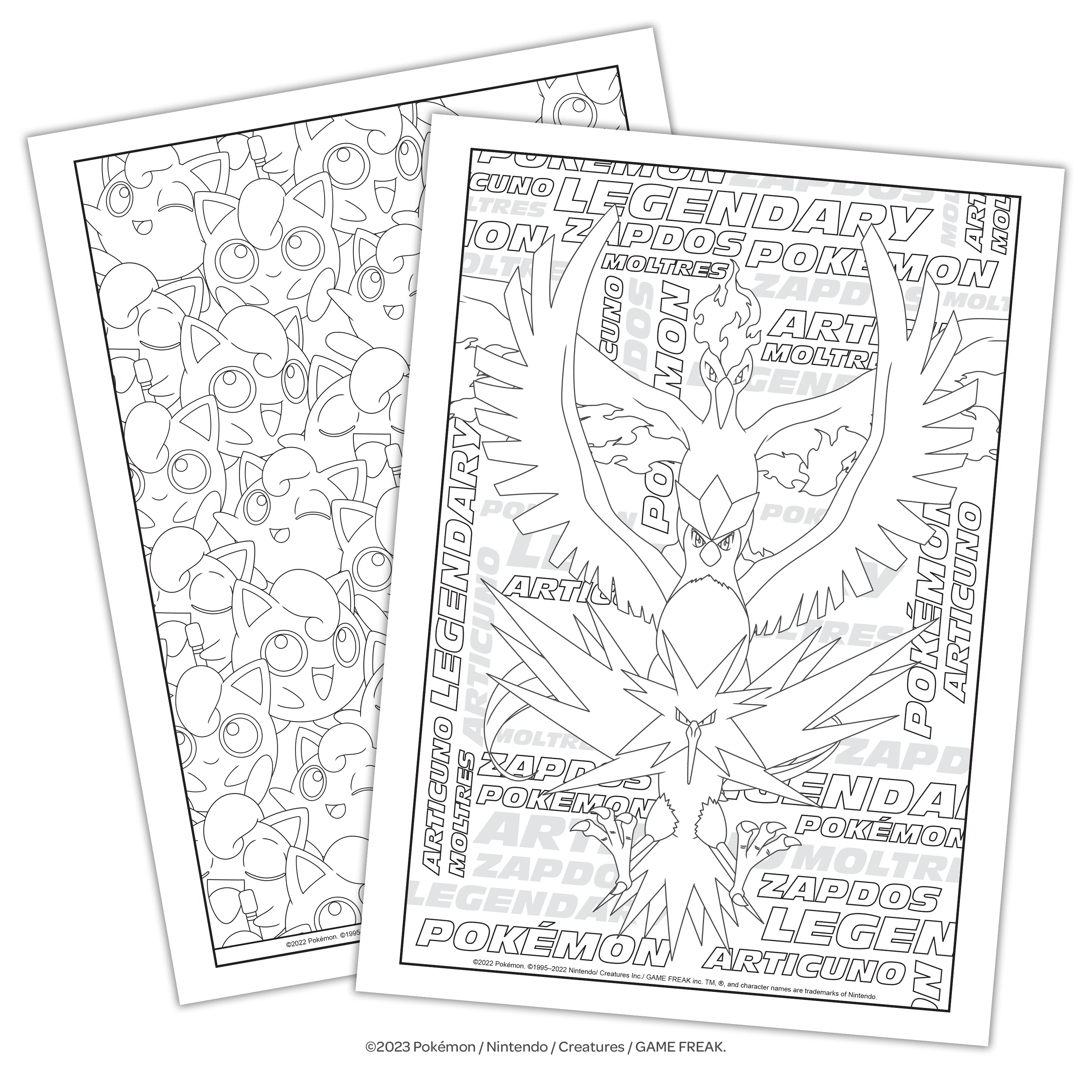 Pokemon Card Coloring Pages 2025 