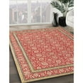 thumbnail image 3 of Ahgly Company Machine Washable Indoor Square Traditional Lava Red Area Rugs, 6' Square, 3 of 7