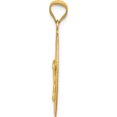 thumbnail image 3 of 14K Yellow Gold Polished D/C Corpus Oval Pendant (28 X 14.5) Made In Mexico k5608, 3 of 6