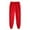#Red, variant on DPTALR Women's Plus Size Thick Fleece-Lined Solid Color Casual Sports Pants Running Fitness Trousers,Red,Size XL