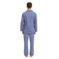 thumbnail image 3 of GLOBAL Men's Cotton Notch Collar Pajama Set with Pockets, 2-Piece, Sizes S to 3XL, 3 of 5