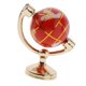 thumbnail image 5 of 1/12 casa de muebles en miniatura del globo geográfico educativo con soporte para decoración para hogar rojo Hugo Globo en miniatura de casa de muñecas, 5 of 7