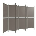 thumbnail image 2 of vidaXL 6-Panel Room Divider Anthracite 300x180 cm Fabric, 2 of 5