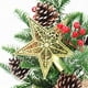 thumbnail image 5 of pstuiky Estrella hueca navideña para la parte superior del árbol decoración navideña punta del árbol festivo decoración de estrella hueca irrompible decoración navideña para el árbol de Navidad, 5 of 6
