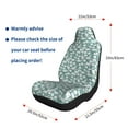 thumbnail image 5 of Pofeuu Floral Print Automotive Car Seat Covers Flat Cloth Full Set Seat Covers,Car Seat Covers front seats for Cars Trucks and SUVs-2 PCS, 5 of 9