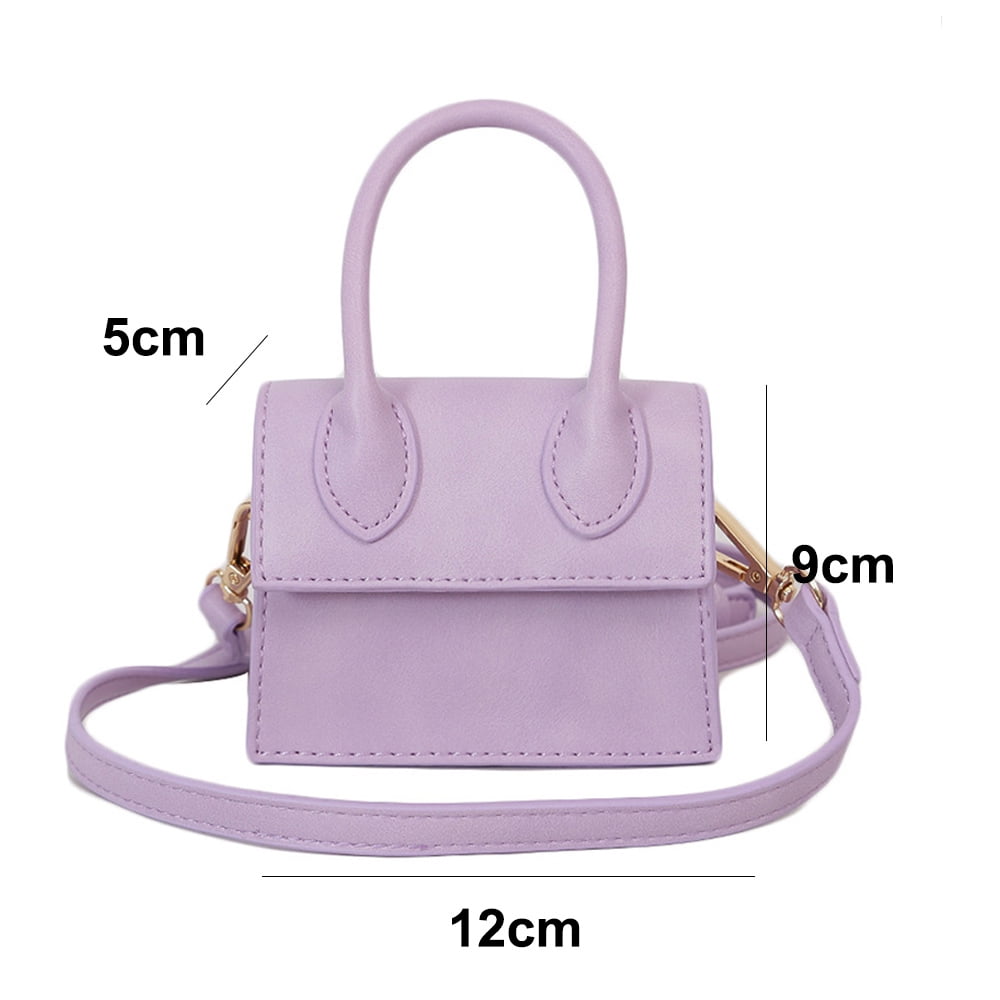 Pomoko Small Purse Shoulder Bag Mini Clutch Purses for Women Trendy Handbag Purse, Women's, Purple