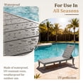 thumbnail image 2 of Homall Outdoor Chaise Lounge Chairs Set of 2, 5-Position Adjustable Waterproof Patio Outdoor Chaise Lounge, Light Brown, 2 of 8