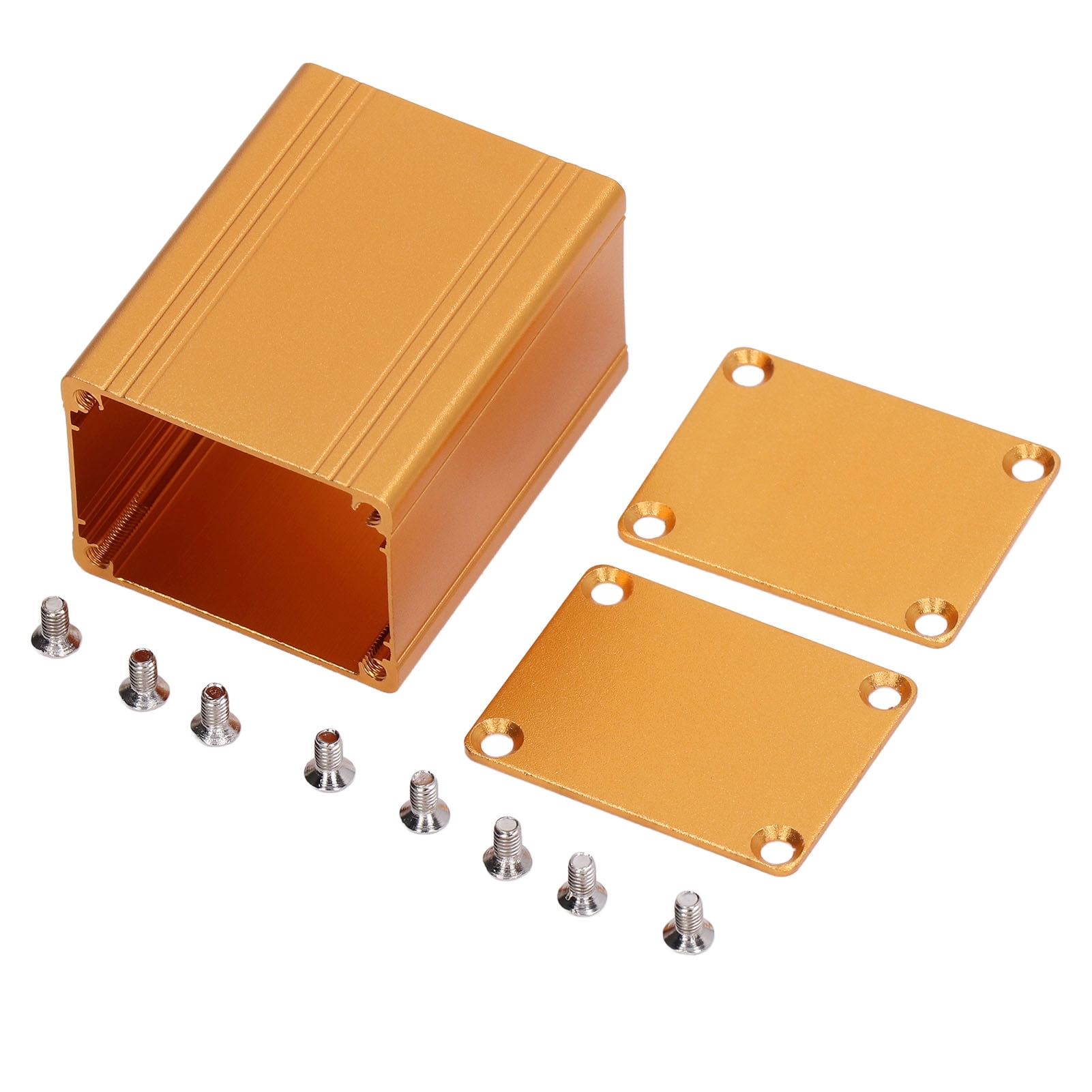 Mavis Laven Aluminum Alloy Project Box Integrated Heat Dissipation Case DIY Electronic Junction Enclosure,Aluminum Alloy Electric Box,Power Junction Enclosure