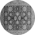 thumbnail image 1 of Ahgly Company Indoor Round Oriental Gray Traditional Area Rugs, 7' Round, 1 of 4