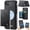 Black, variant on Dteck Detachable Magnetic Wallet Case for iPhone 16e/17e,Shockproof Leather+TPU Card Slots Cash Pocket RFID Blocking Case Compatible with Mag Safe Kickstand Cover ,Black