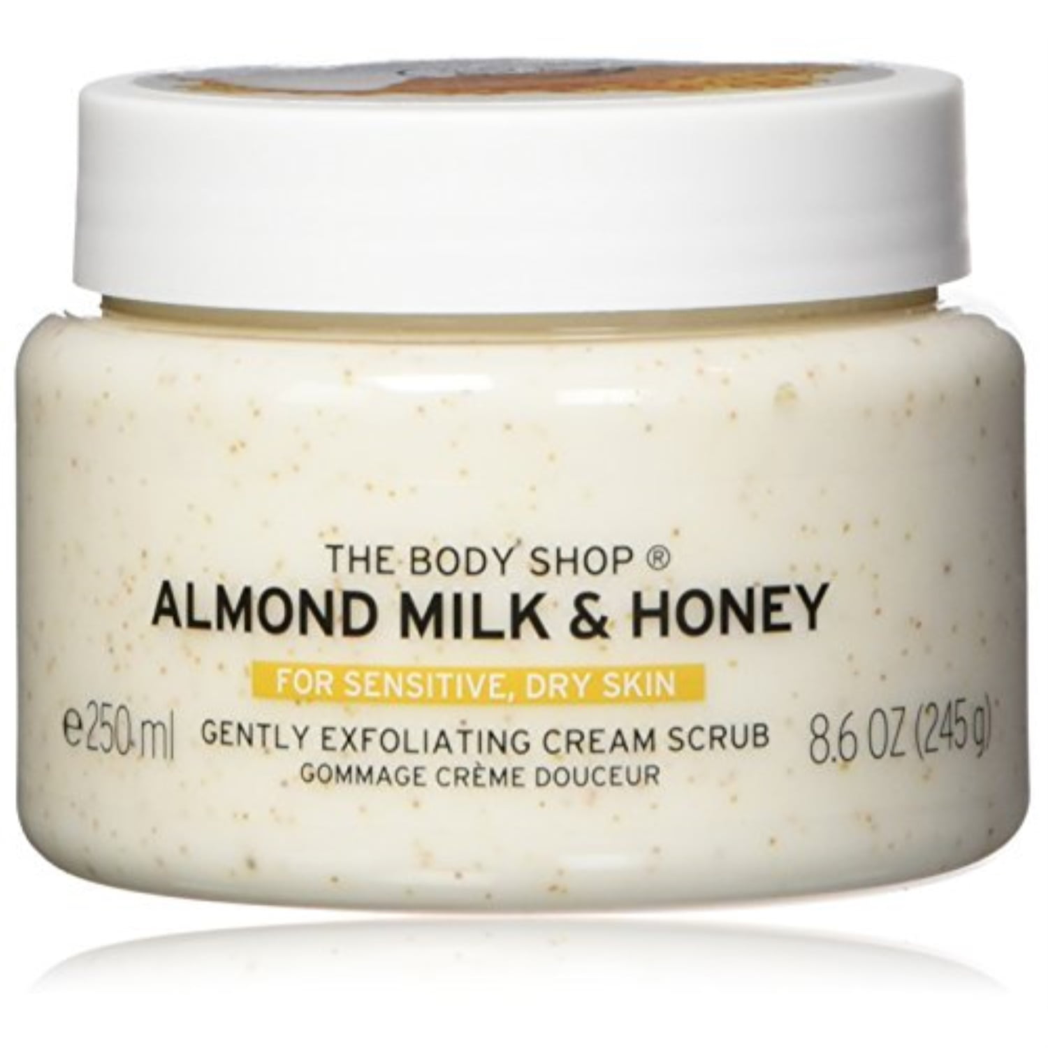 Druppelen lip software the body shop almond milk & honey body scrub exfoliator - 250ml -  Walmart.com