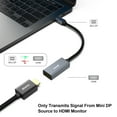 thumbnail image 6 of BENFEI Mini DisplayPort to HDMI Adapter 4K, Thunderbolt 2 to HDMI Adapter,Gold-Plated Connectors,Aluminium Shell, 6 of 7
