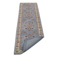 thumbnail image 6 of Rugsotic Carpets Hand Tufted Wool Eco-Friendly Area Rugs - 2'6''x10', Runner, Blue White, Modern Contemporary Design, High Pile Handmade Anti Skid Rugs for Living Room, Bed Room (K00523), 6 of 6