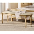 thumbnail image 2 of End of Bed Bench for Bedroom, Upholstered Bench for Entryway, Oak, 52 Inch, 2 of 7