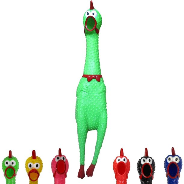 Animolds Crazy Huge Rubber Chicken 29 Inch Giant Screaming Noise
