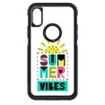thumbnail image 1 of DistinctInk Custom SKIN / DECAL compatible with OtterBox Commuter for iPhone XR (6.1" Screen) - Summer Graphics - Summer Vibes Teal yellow Pink, 1 of 5