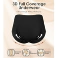 thumbnail image 4 of Womens Underwear Seamless Full Coverage Breathable Briefs No Show Silky Stretch High Waisted Ladies Panties 6 Pack, 4 of 14