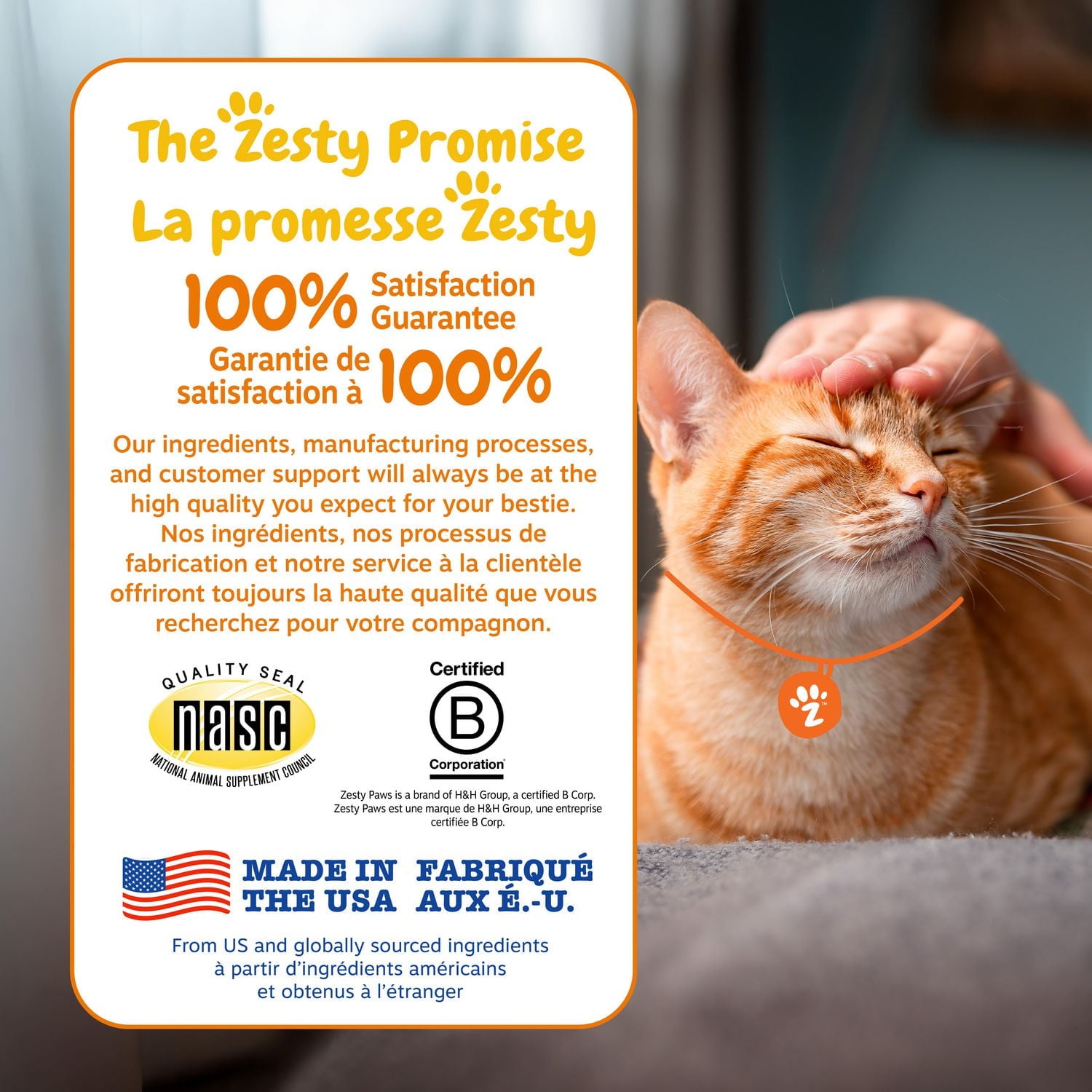 Zesty Paws Hairball Chews Bacon Flavour Digestive Supplement Soft Chews Cat Supplement