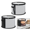 thumbnail image 3 of Hats Keeper Stylish Folding Storage Bucket That Holds Up To 7 Oversized Hats And Other Essentials While Traveling Black, 3 of 9