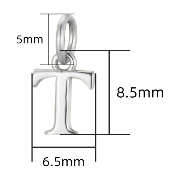 Collar de plata de ley 925 con 26 letras para mujer, colgante de plata lisa con nombre en inglés en miniatura y nicho simple