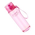 thumbnail image 1 of Bearachild Hervidor de agua de plástico a prueba de fugas botella de bebida portátil para actividades al aire libre, rosa transparente, 400 ml Type2 NO2, 1 of 6