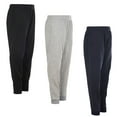 thumbnail image 4 of Power Forward Boys Youth Warm Fleece Elastic Waist Joggers Sweatpants 3 Pack, 4 of 9