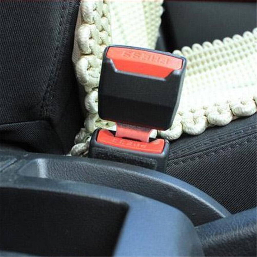 2pcs Universal Car Safety Seat Belt Seatbelt Clip Extender Extention Buckle (Black)