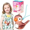 thumbnail image 2 of XFGOU Whistling bird Toys and Hobbies Children's Toy Bird Whistle With Hanging Rope Fidgeting Toy Plastic Whistle Gift Suitable For 4 8 Year Old Children's Birthday Gift Early education toys, 2 of 5