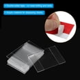 thumbnail image 4 of Uxcell 2.76"x4.2" Wall Mount Acrylic Sign Holder, Vertical Display Frame with Tape Adhesive for Office, Clear 6Pcs, 4 of 6