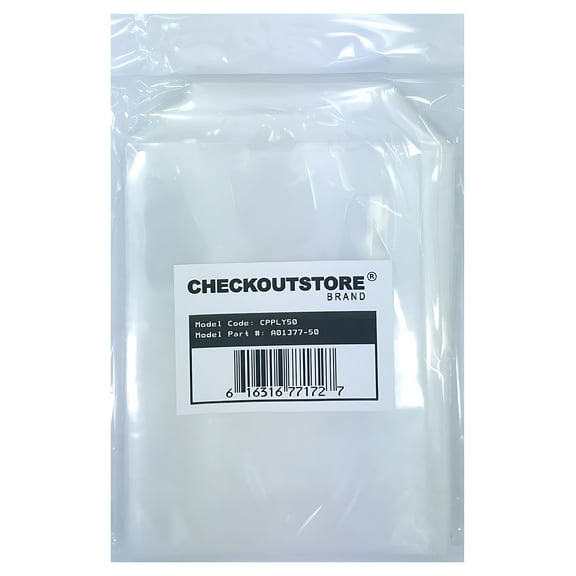 200 CheckOutStore Stamp & Die Clear Storage Pockets (5 5/8 x 7 3/8)