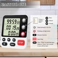thumbnail image 4 of Temporizador digital de 3 canales para cocina con temporizador múltiple con visualización LCD de cuenta hacia arriba, interruptor de encendido y apagado, 4 of 4