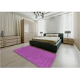 thumbnail image 4 of Ahgly Company Indoor Square Patterned Dimorphotheca Magenta Pink Area Rugs, 8' Square, 4 of 6