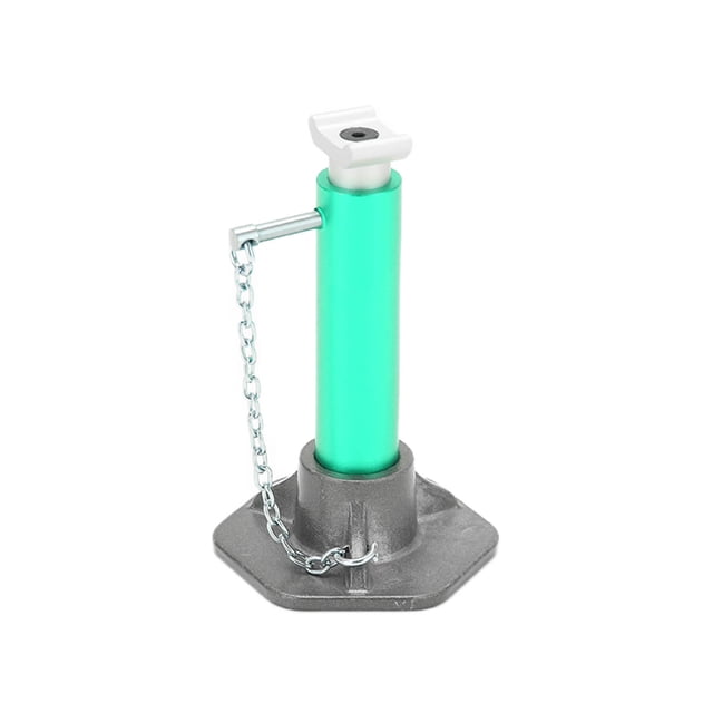 Gato de simulación RC 6T Gato de elevación RC de aleación de Aluminio Ajustable para Coches de Control RemotoVerde