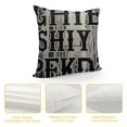 thumbnail image 4 of YINGXI  Funny Quote Decorative Throw Pillow Case Fresh Out of f CKS Funny Decoration Cushion Cover Home Decor for Sofa Couch 24x24in, 4 of 5