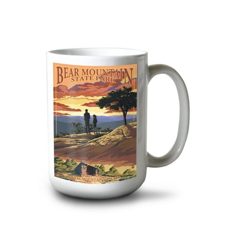 

15 fl oz Ceramic Mug Bear Mountain State Park New York West Mountain Shelter Dishwasher & Microwave Safe