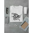 thumbnail image 3 of Crow With A Geometric Figure T-Shirt Men -Image by Shutterstock, Male 4X-Large, 3 of 4