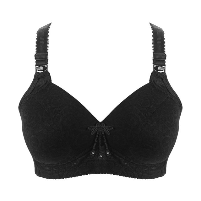 Birdeem Women Bra Large and Thin without Steel Ring with Side Folding and Fading Full Cup Bra