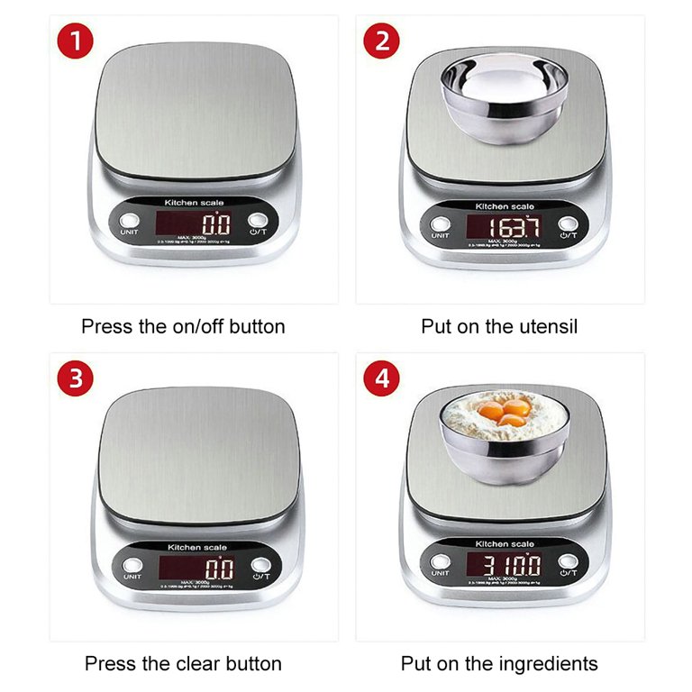 LCD Digital Portable Scale Electronic Cooking Food Weight