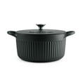 thumbnail image 3 of Tramontina Mesa 5.5 Qt Enameled Cast Iron Dutch Oven Black, 3 of 12