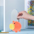thumbnail image 2 of KAKOWELY 1pc Plastic Pig Shape Coin Storage Container Adorable Coin Box For Children,4.33"X3.94"X3.94", 2 of 5