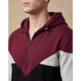 thumbnail image 5 of Men’s 2-Piece Quarter Zip Fleece Hoodie Sports Fleece Sweatsuit Heavy Winter Sweat Jacket & Fleece Pants, 5 of 11
