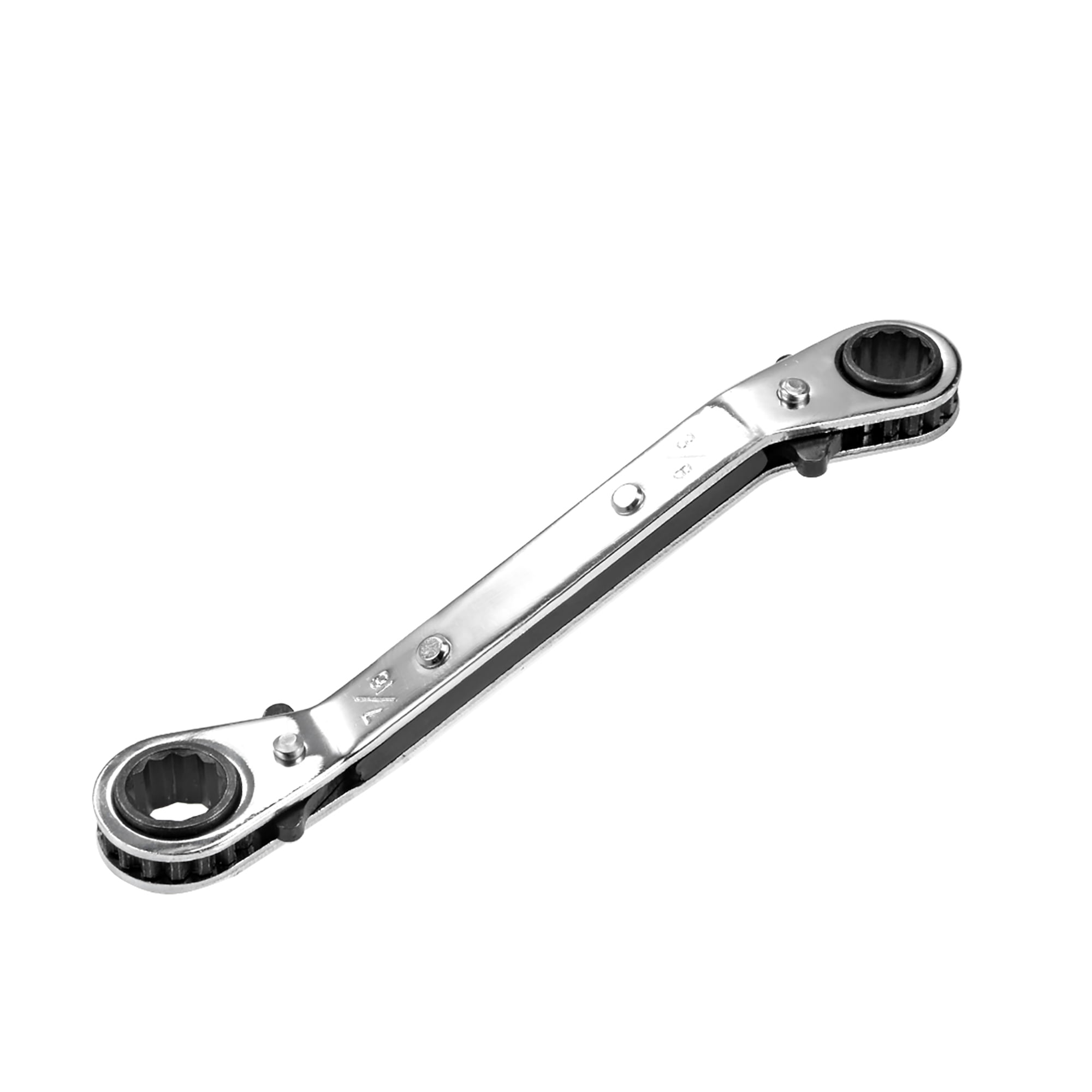 uxcell Ratcheting Wrench 12mm x 14mm Metric Double Box End 