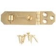 thumbnail image 3 of National Hardware V1828 Series N211-912 Hasp with Hook, 2-3/4 in L, 3/4 in W, Brass, Solid Brass, 3 of 3