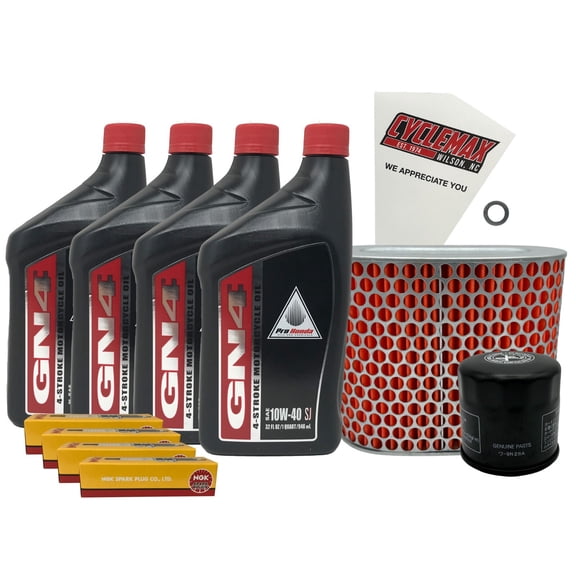 Cyclemax 10W-40 Tune-Up Kit fits 1995-2007 Honda VT 1100 VT1100 Shadow w/ Plugs