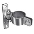 thumbnail image 5 of deevoka Gate Hinges Chain Link Fence Hardware Fence Post Thick Parts Gate Post Hinge 35mm, 5 of 9