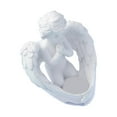 thumbnail image 4 of Portavelas de ala de ángel de resina Portavelas, estatuillas de estatua de ángel exquisitas para fiesta, sala de estar de hotel, velas de oración, 4 of 9