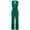 Green, variant on IROINNID Sleeveless Jumpsuit For Women Full-Length Fashion Bandage Cold Shoulder Suspender Cami Pants Zipper Jumpsuit