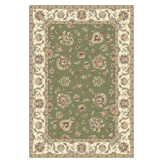 Ancient Garden 2.7X4.7 Ov 57365-4464 Green/Ivory