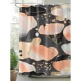 thumbnail image 2 of Shower Curtains Abstract Pink Gold Black Bath Curtain Modern Art Waterproof Bathroom Shower Curtain Set with Hooks Decoration 72 x 84 Inches, 2 of 7